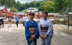 夏の霧島神宮⛩着物を着て参拝してみませんか？